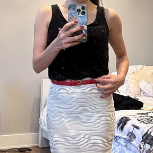 Women's Black and White Dress